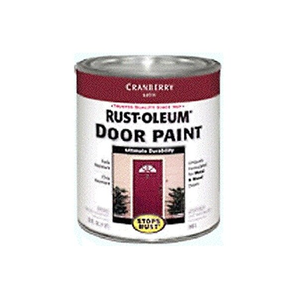 RustOleum DOOR PAINT DARK BROWN QUART 238313 Zoro